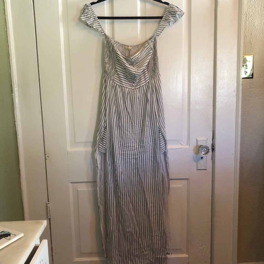 Hem & Thread Striped Maxi Sz Sm